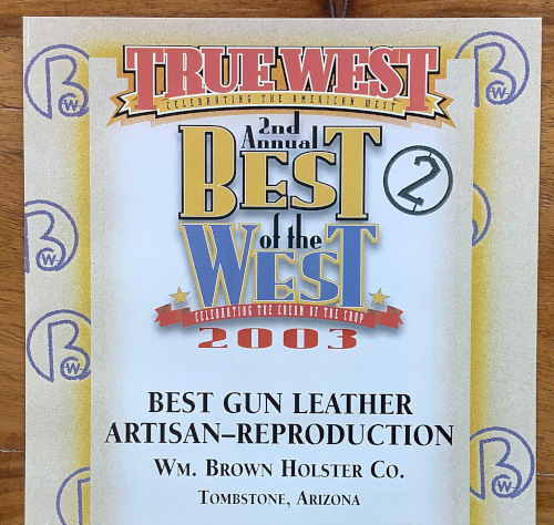 Best of the West 2003 Award