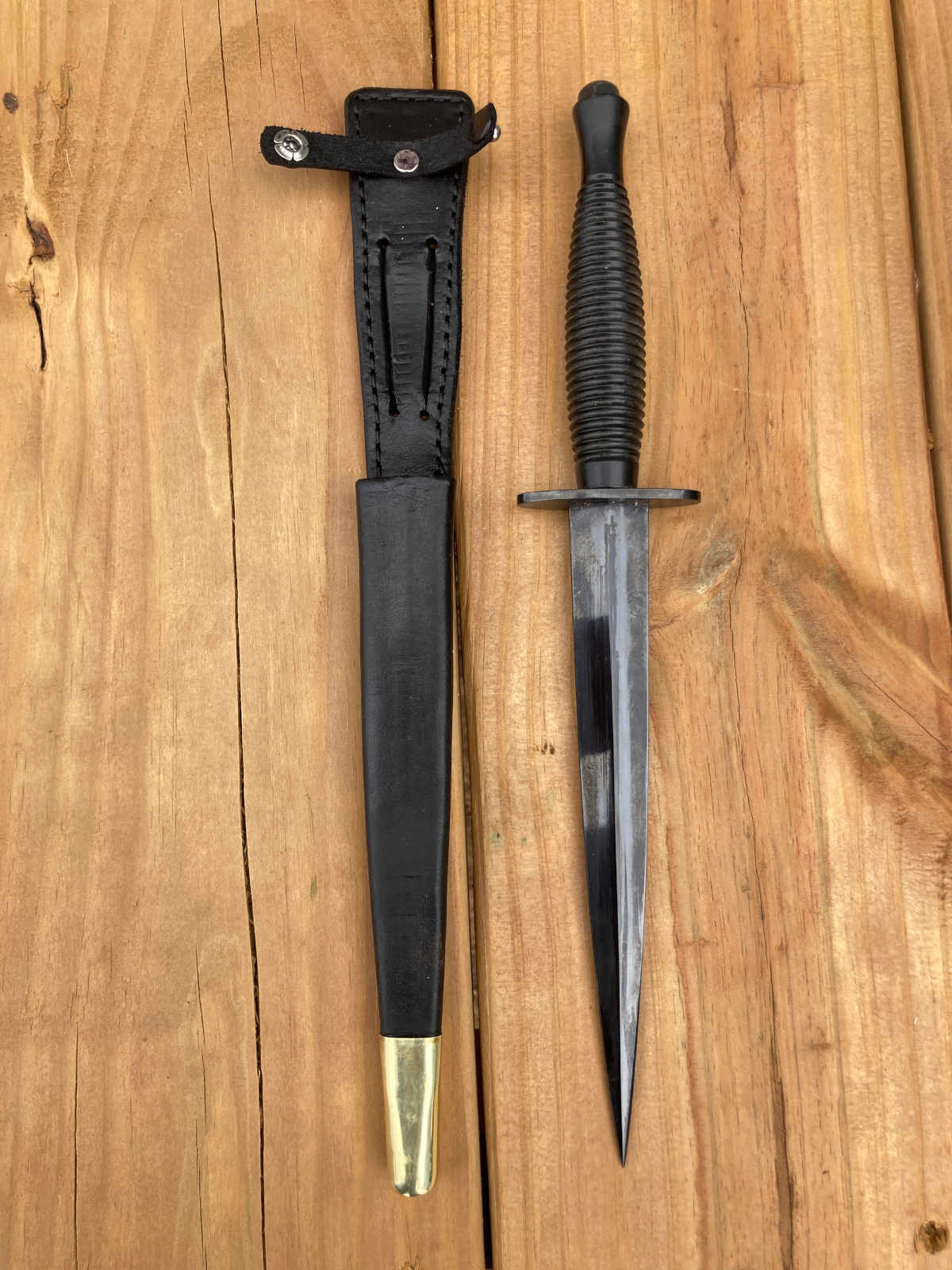 WWII SYKES Fighting Knife Scabbard